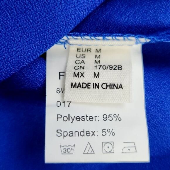 Off the shoulder lightweight blue dress - Picture 5 of 5